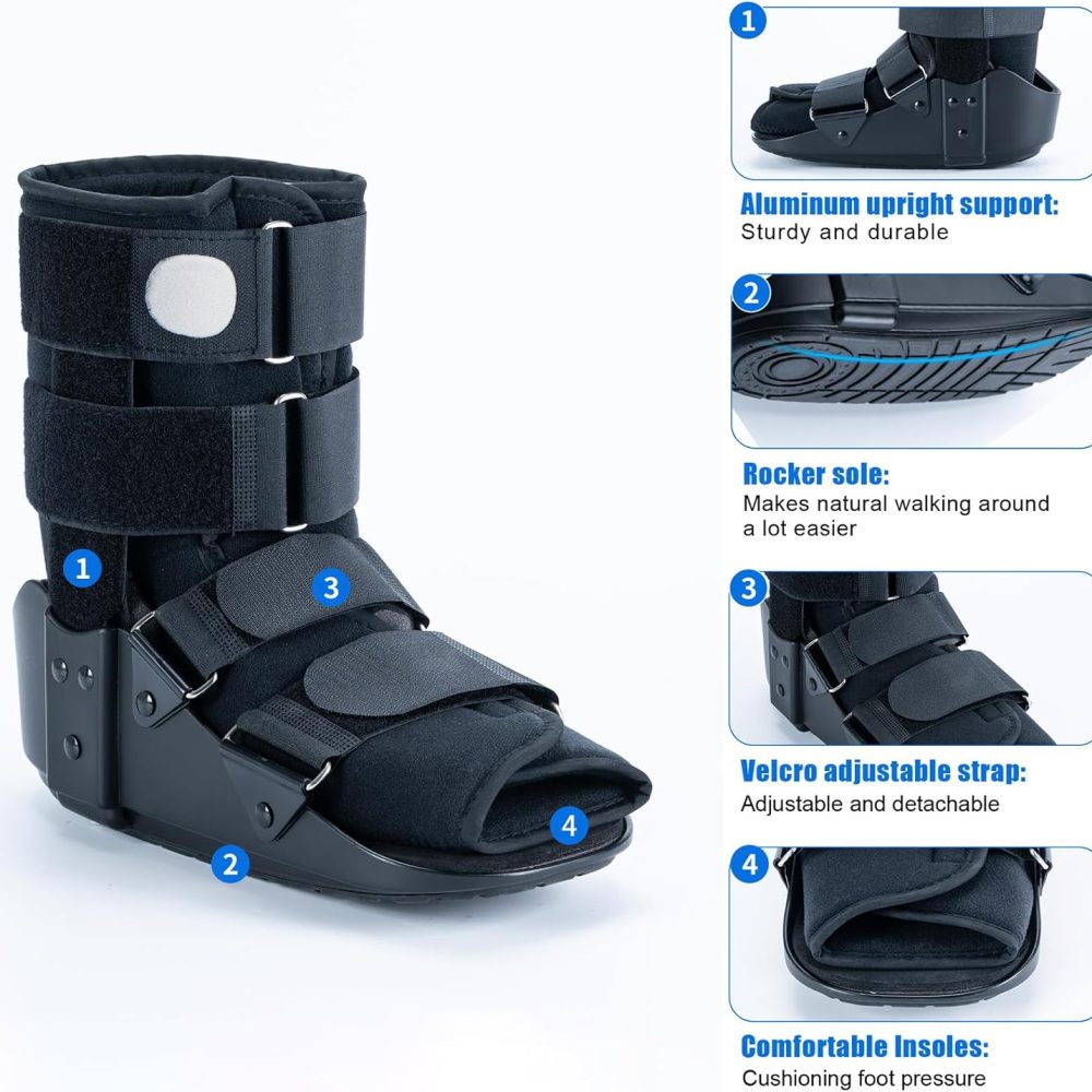 kefit Walking Boot Fracture Boot for Broken Foot, Sprained Ankle-Medium - Image 4
